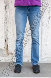 Leg Woman Casual Jeans Average Street photo references